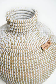 Mosi - afrikanische Vase Handgeflochten