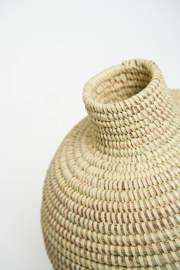 Kamaria - afrikanische Vase handgeflochten