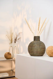 Amari - afrikanische Vase handgeflochten