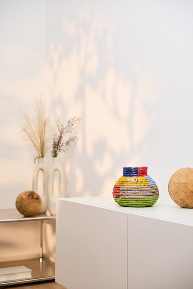 Nia - von Hand geflochtene Vase - Marulaglow®