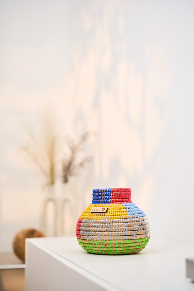 Nia - von Hand geflochtene Vase - Marulaglow®