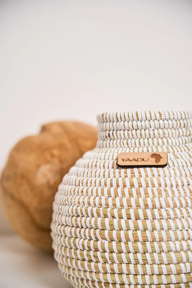 Ayana – von Hand geflochtene Vase - Marulaglow®