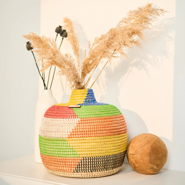 Lebu - Handgeflochtene Vase
