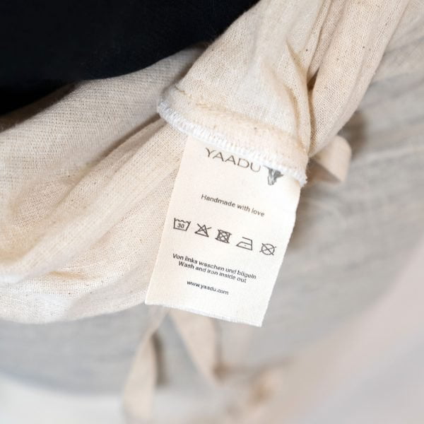 XXL Wäschesack Maiga (beige) – 85 x 75 cm – aus 100% Baumwolle – in Afrika hergestellt - Marulaglow®