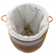 XXL Wäschesack Maiga (beige) – 85 x 75 cm – aus 100% Baumwolle – in Afrika hergestellt - Marulaglow®